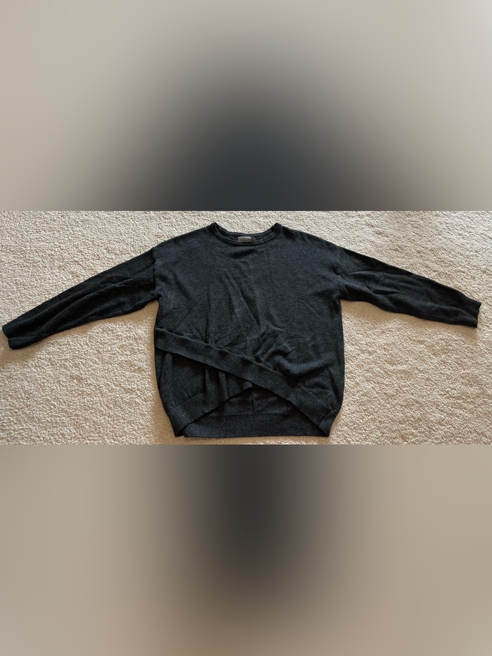 Zara Black Crewneck Sweater